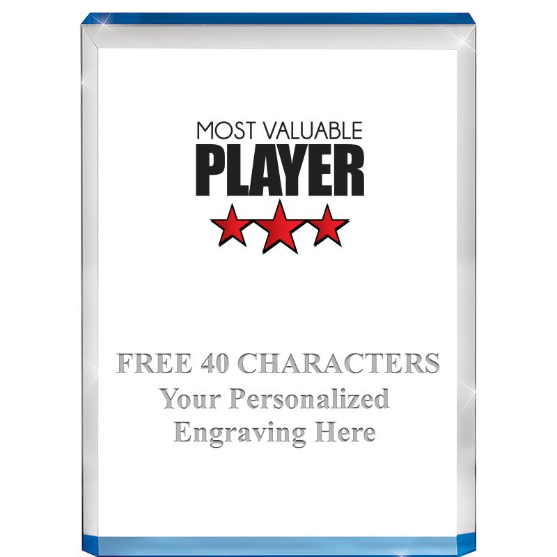 4" BLUE BILLBOARD ACRYLIC