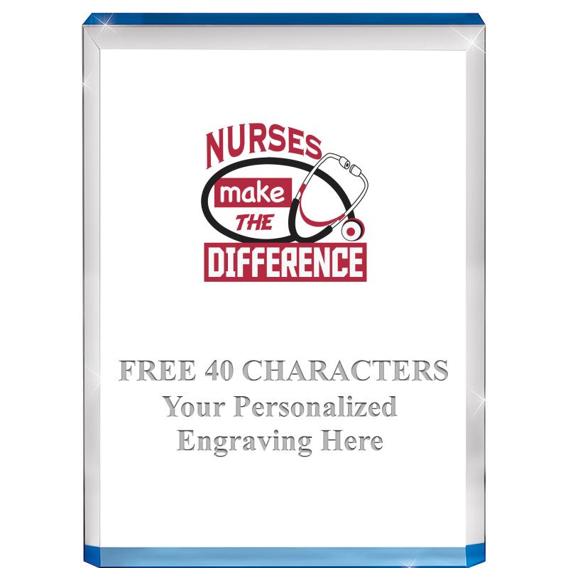 4" BLUE BILLBOARD ACRYLIC