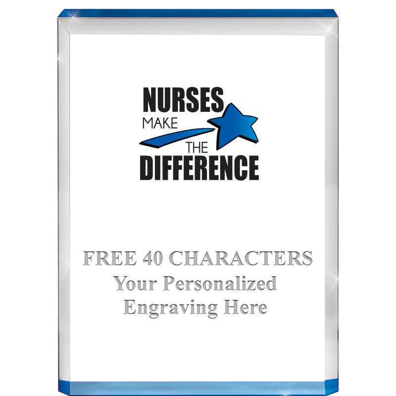 4" BLUE BILLBOARD ACRYLIC