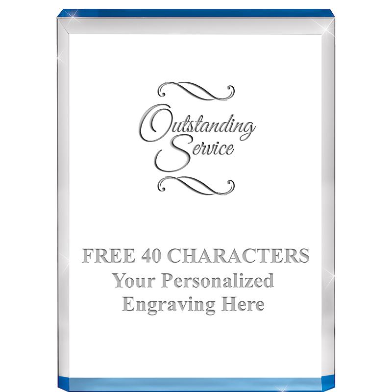 4" BLUE BILLBOARD ACRYLIC