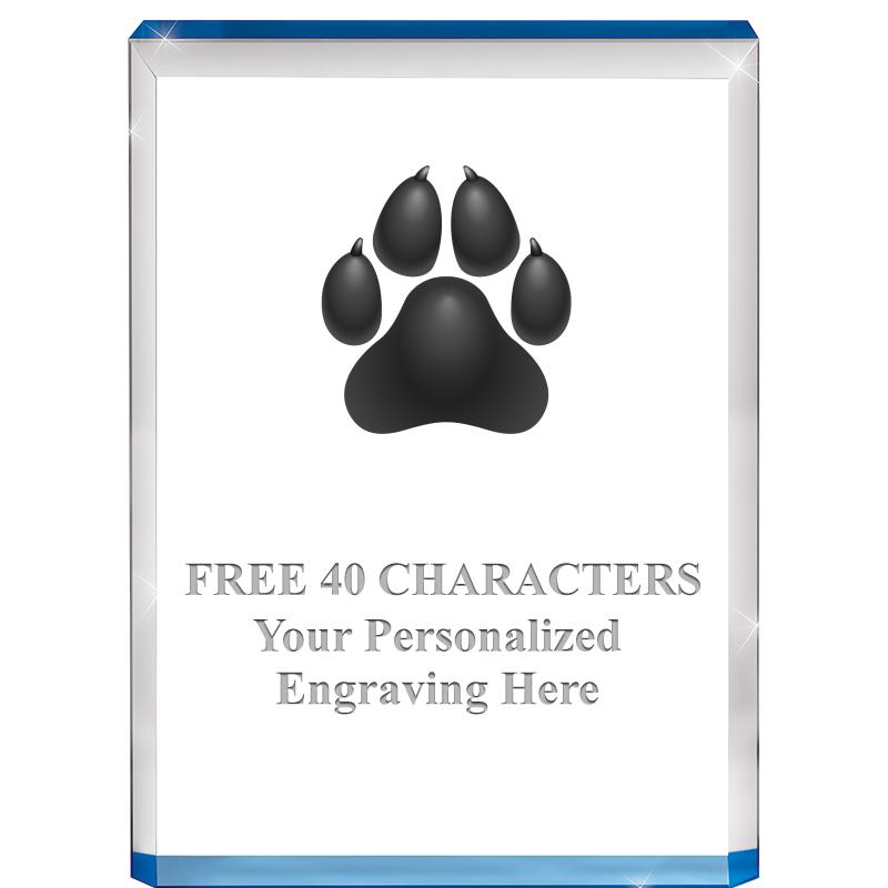 4" BLUE BILLBOARD ACRYLIC