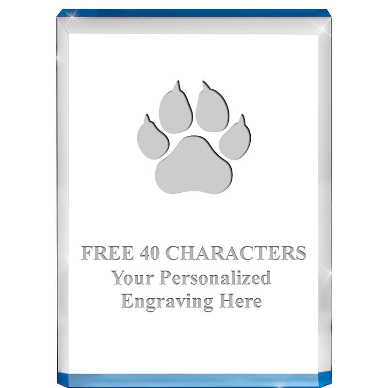 4" BLUE BILLBOARD ACRYLIC