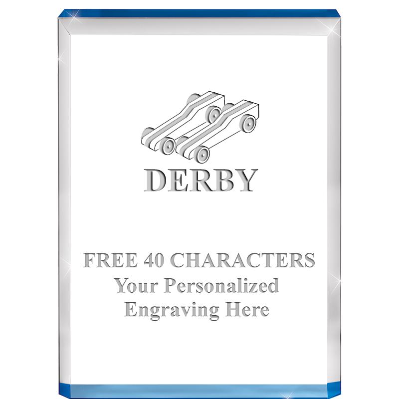 4" BLUE BILLBOARD ACRYLIC