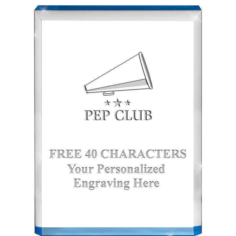 4" BLUE BILLBOARD ACRYLIC