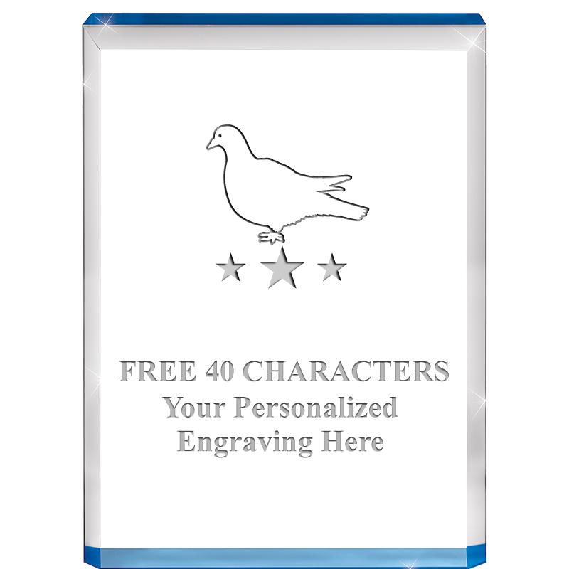 4" BLUE BILLBOARD ACRYLIC