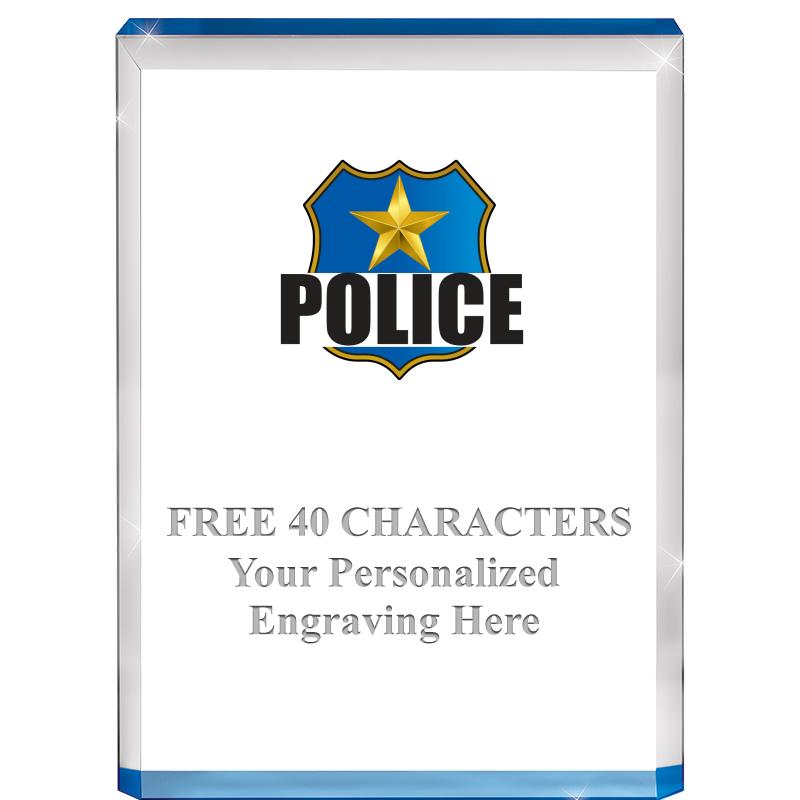 4" BLUE BILLBOARD ACRYLIC