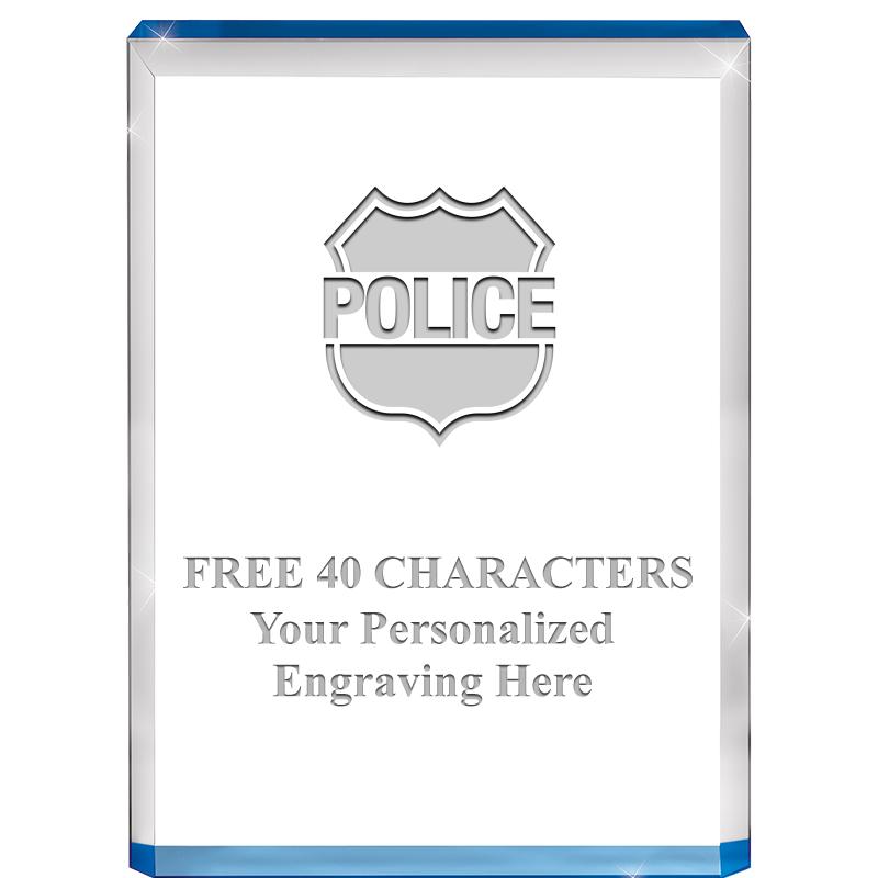 4" BLUE BILLBOARD ACRYLIC