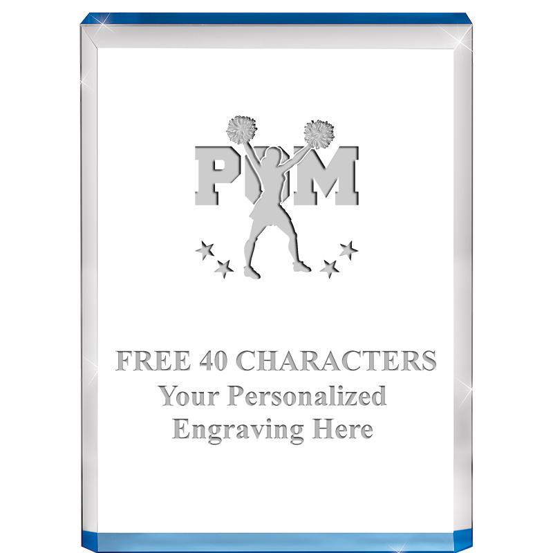 4" BLUE BILLBOARD ACRYLIC