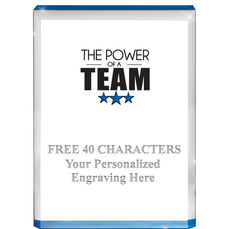 4" BLUE BILLBOARD ACRYLIC