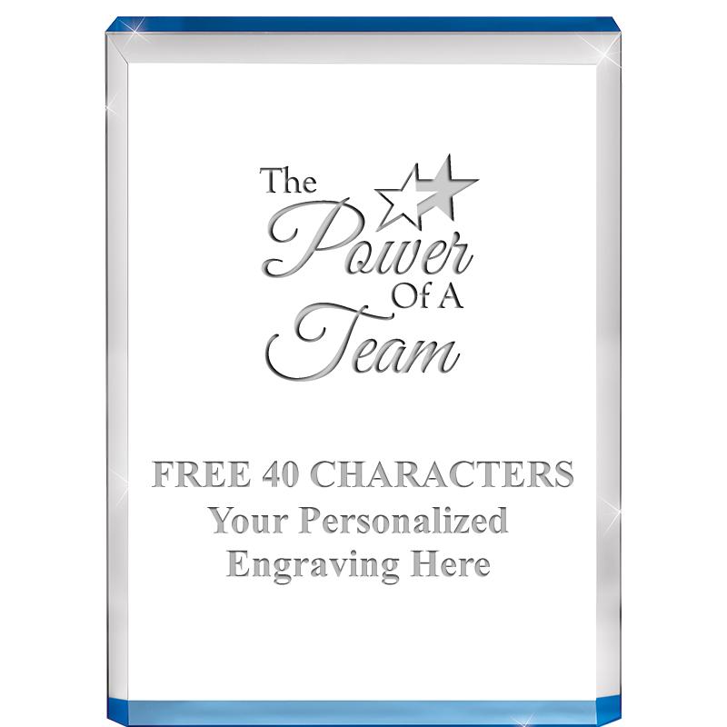 4" BLUE BILLBOARD ACRYLIC