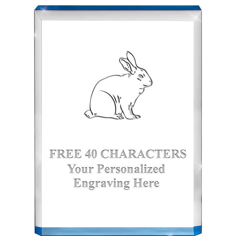 4" BLUE BILLBOARD ACRYLIC