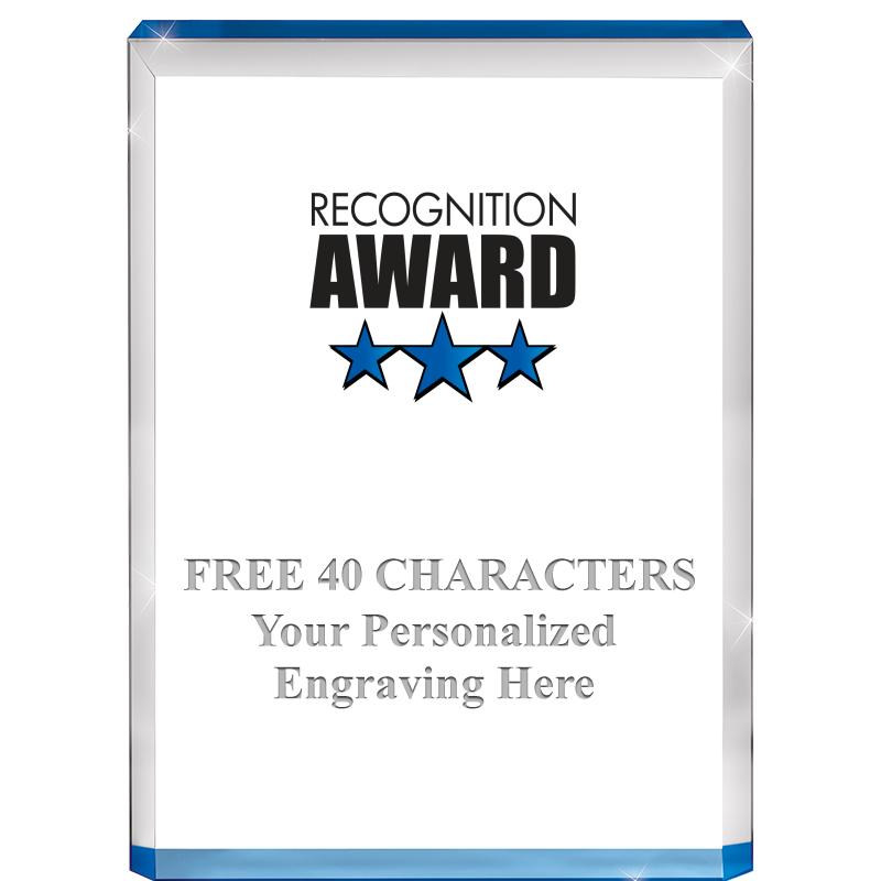 4" BLUE BILLBOARD ACRYLIC