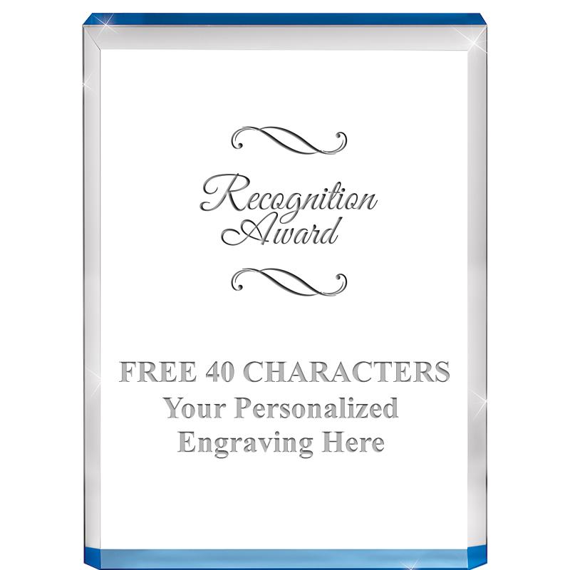 4" BLUE BILLBOARD ACRYLIC