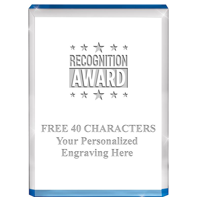 4" BLUE BILLBOARD ACRYLIC