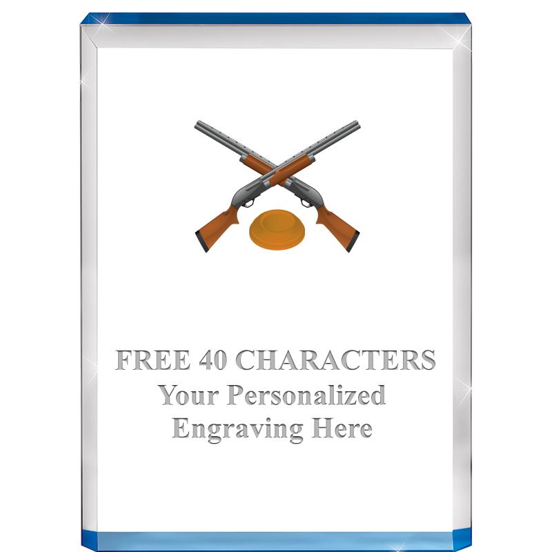 4" BLUE BILLBOARD ACRYLIC