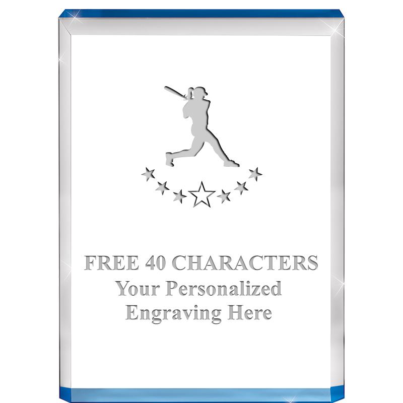 4" BLUE BILLBOARD ACRYLIC