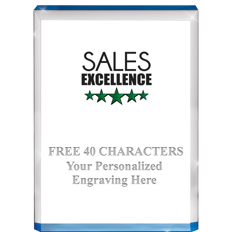 4" BLUE BILLBOARD ACRYLIC