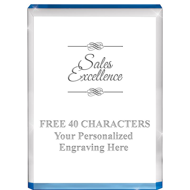 4" BLUE BILLBOARD ACRYLIC