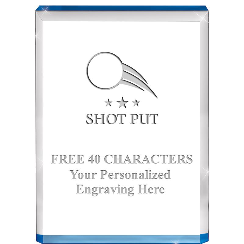 4" BLUE BILLBOARD ACRYLIC