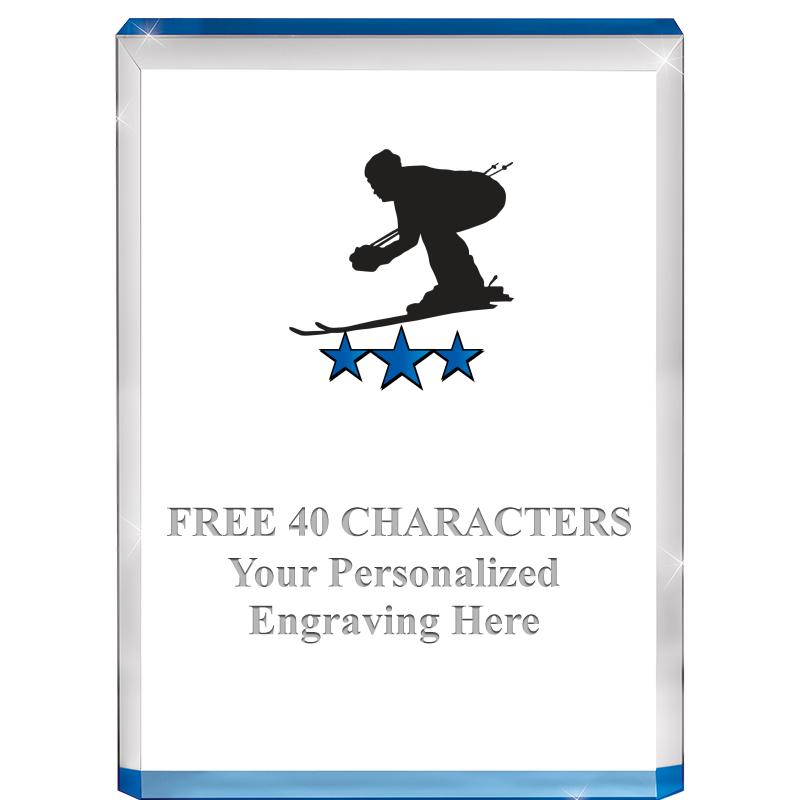 4" BLUE BILLBOARD ACRYLIC