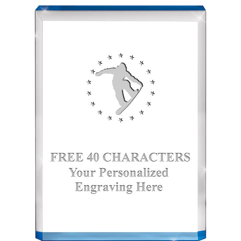 4" BLUE BILLBOARD ACRYLIC