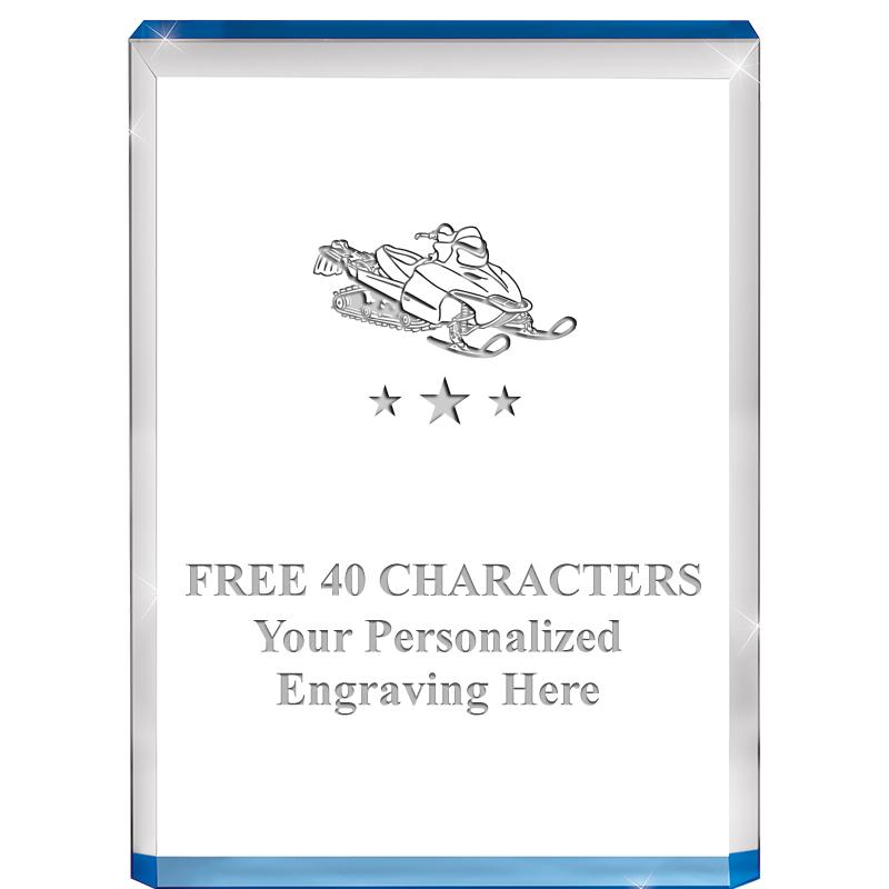 4" BLUE BILLBOARD ACRYLIC