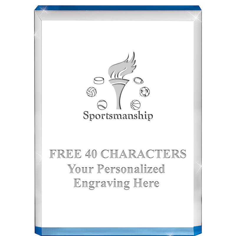 4" BLUE BILLBOARD ACRYLIC