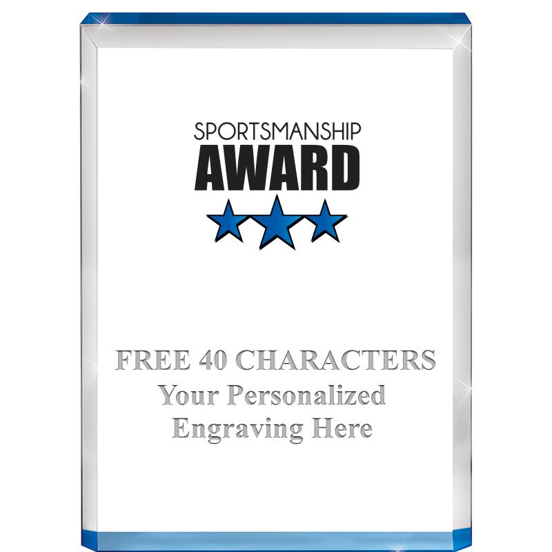 4" BLUE BILLBOARD ACRYLIC