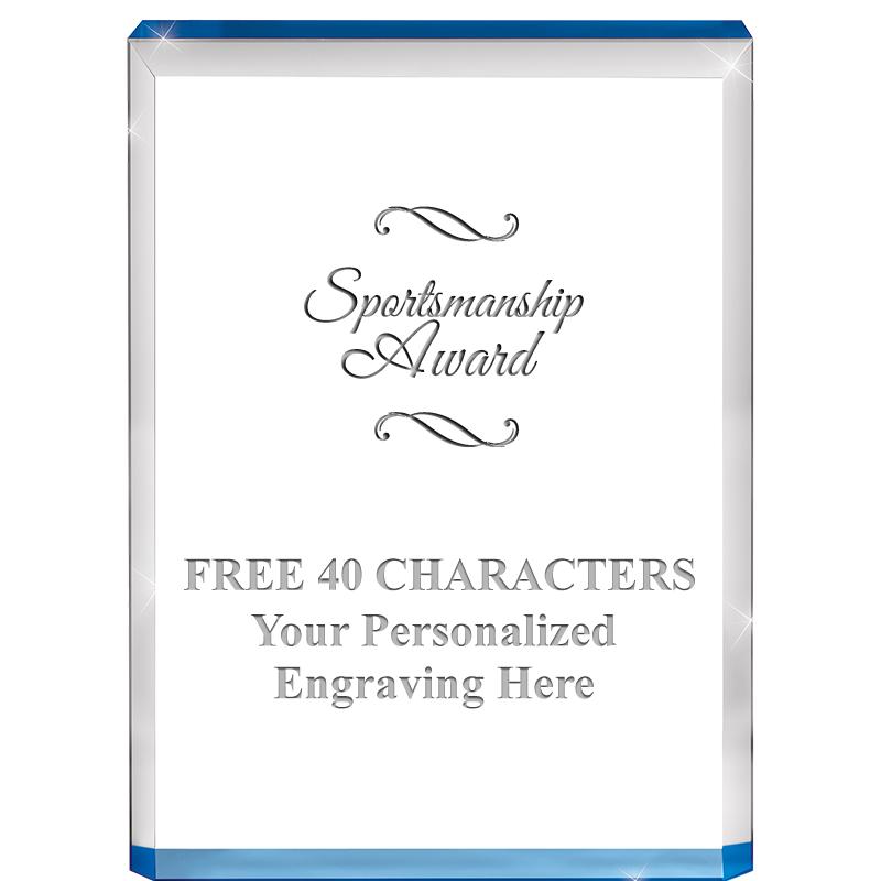 4" BLUE BILLBOARD ACRYLIC