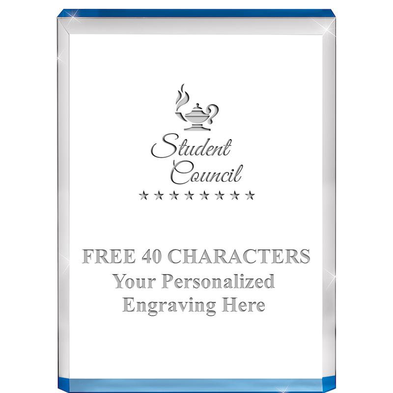 4" BLUE BILLBOARD ACRYLIC