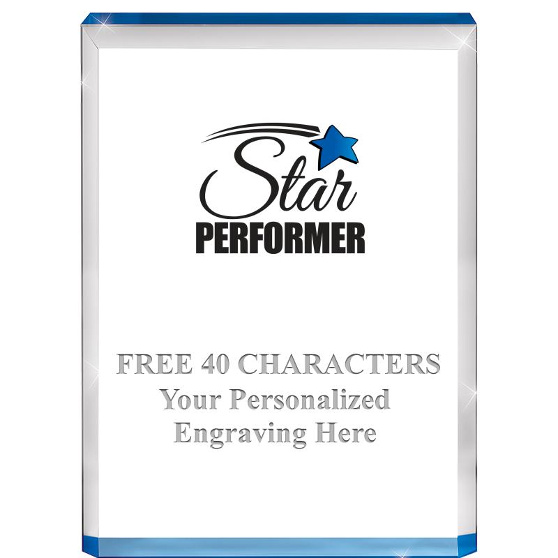 4" BLUE BILLBOARD ACRYLIC