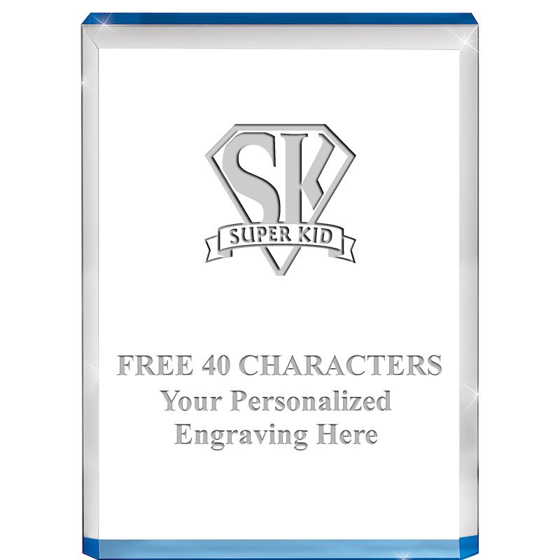 4" BLUE BILLBOARD ACRYLIC