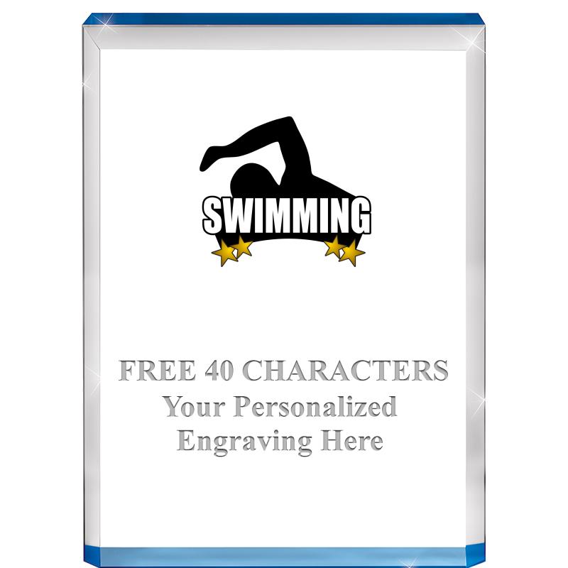 4" BLUE BILLBOARD ACRYLIC