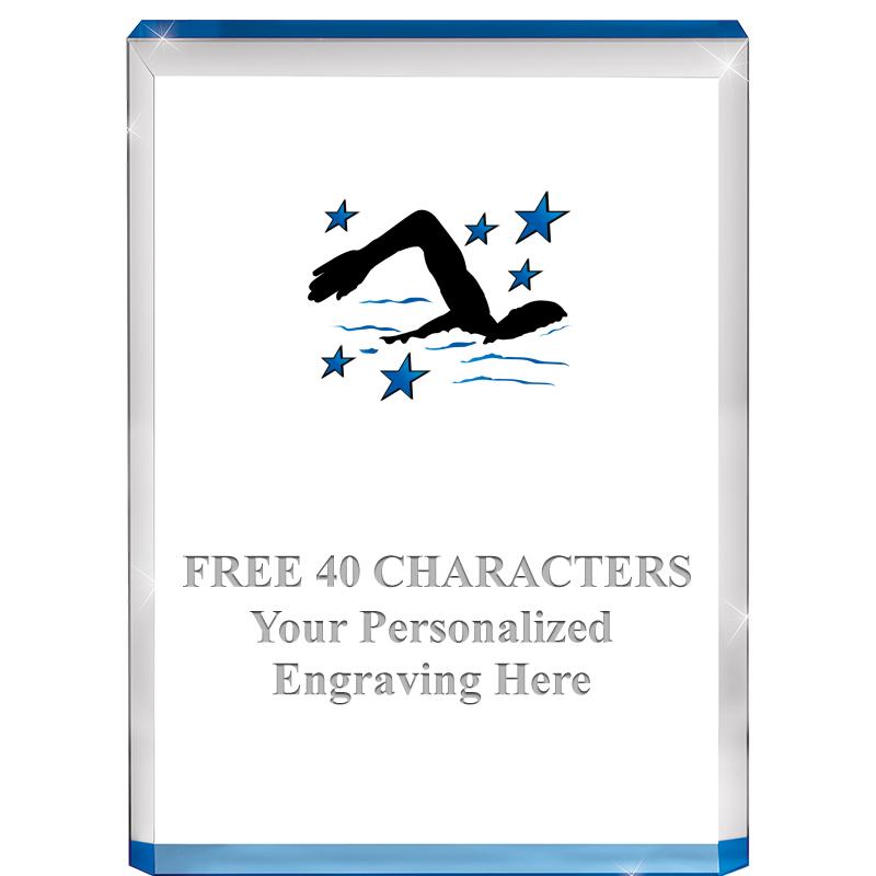 4" BLUE BILLBOARD ACRYLIC