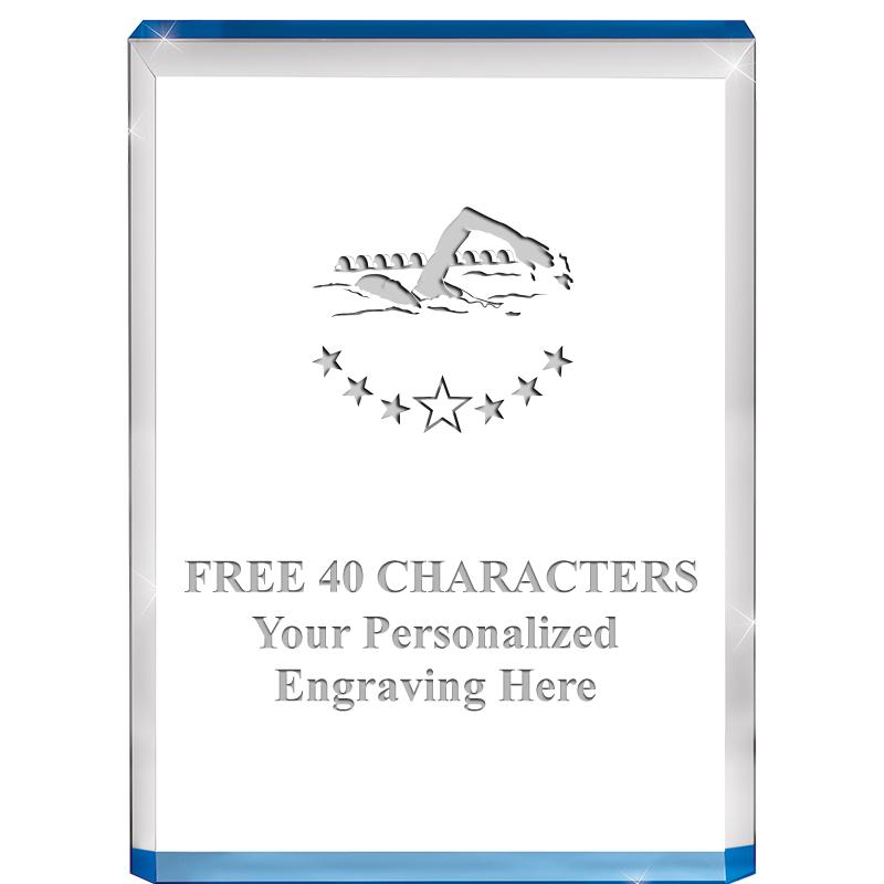 4" BLUE BILLBOARD ACRYLIC