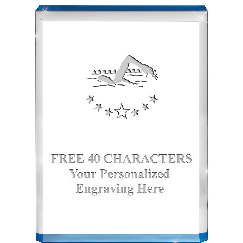 4" BLUE BILLBOARD ACRYLIC