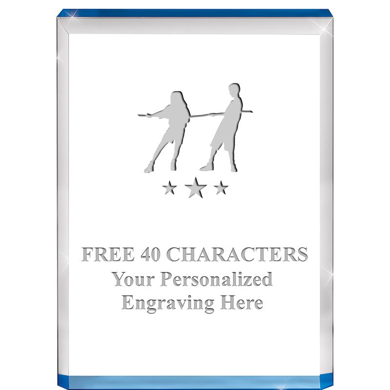 4" BLUE BILLBOARD ACRYLIC