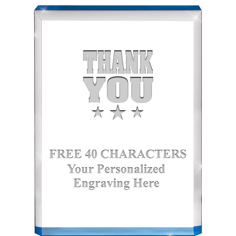 4" BLUE BILLBOARD ACRYLIC