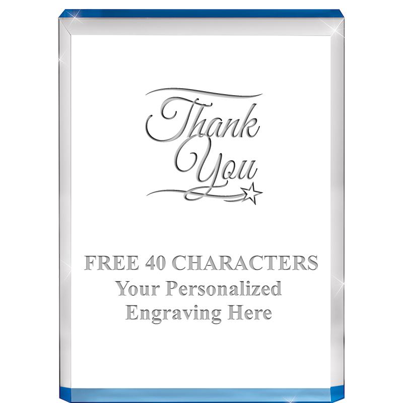 4" BLUE BILLBOARD ACRYLIC