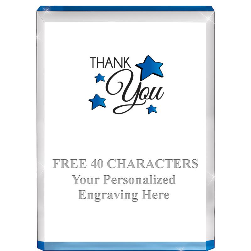 4" BLUE BILLBOARD ACRYLIC