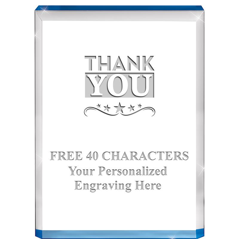 4" BLUE BILLBOARD ACRYLIC