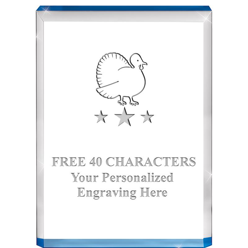 4" BLUE BILLBOARD ACRYLIC