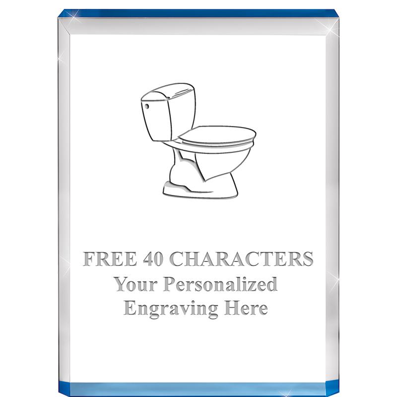 4" BLUE BILLBOARD ACRYLIC