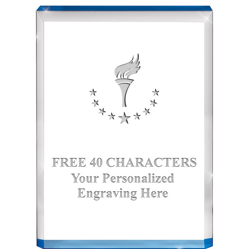 4" BLUE BILLBOARD ACRYLIC