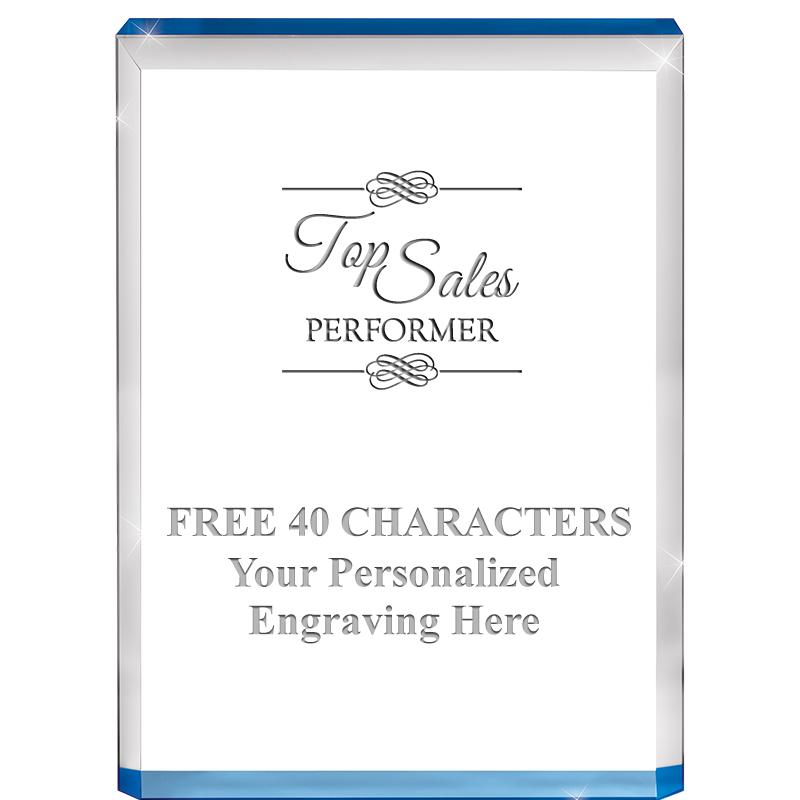 4" BLUE BILLBOARD ACRYLIC