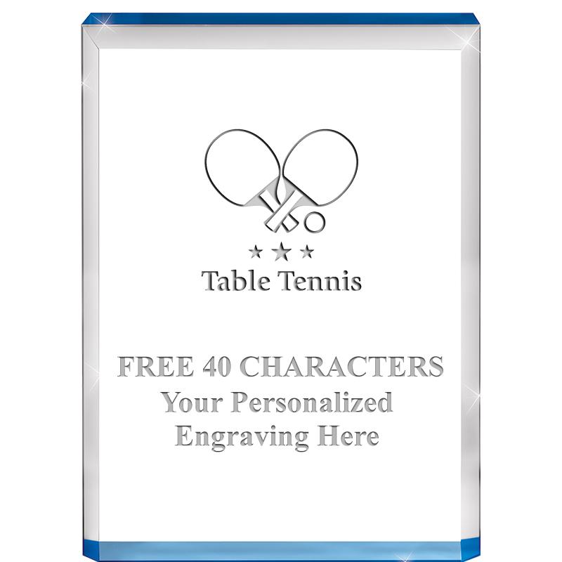 4" BLUE BILLBOARD ACRYLIC