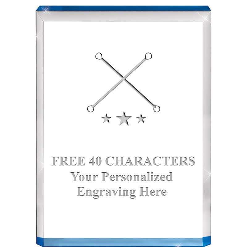 4" BLUE BILLBOARD ACRYLIC