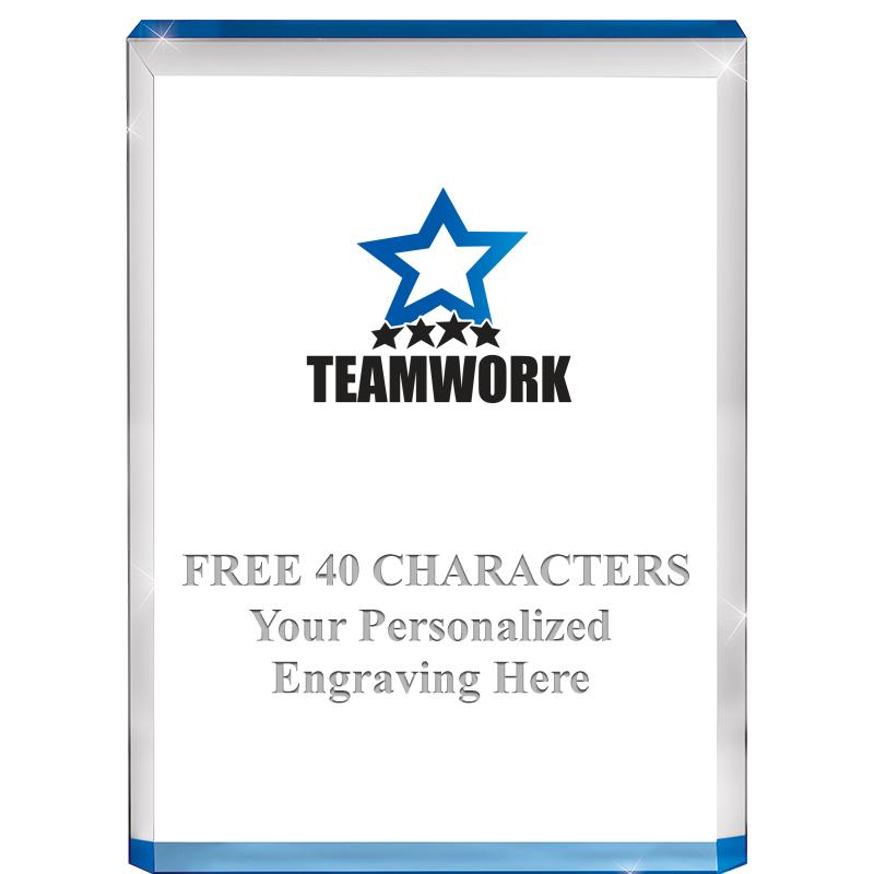 4" BLUE BILLBOARD ACRYLIC