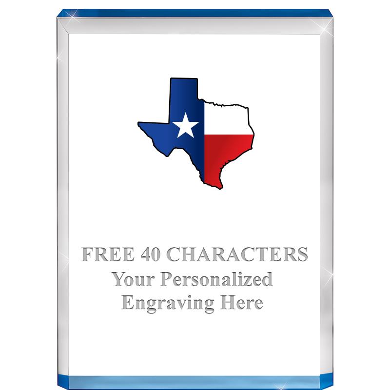 4" BLUE BILLBOARD ACRYLIC