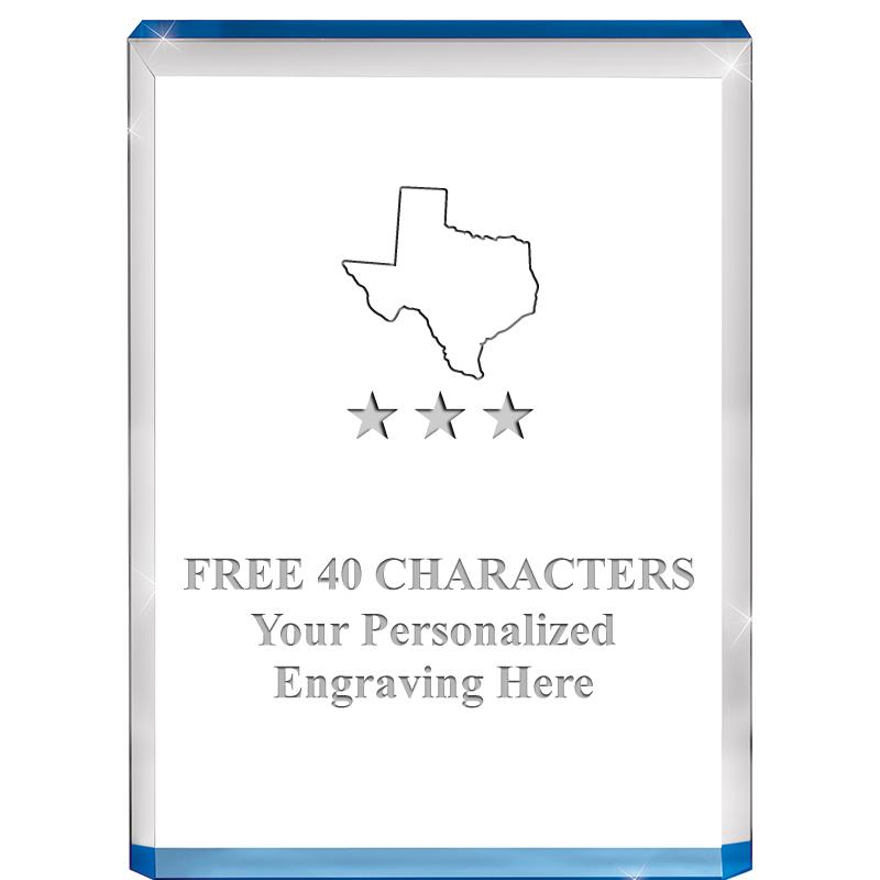 4" BLUE BILLBOARD ACRYLIC